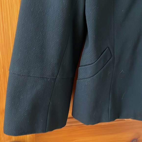 Vintage black blazer with silkscreen chandelier - Picture 3 of 7